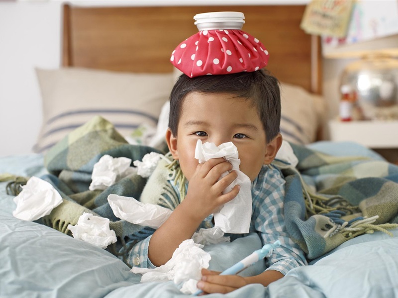 trẻ em - Đối tượng dễ mắc cảm cúm nhất