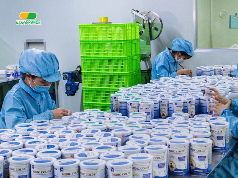 nhà máy sản xuất sữa bột của NanoFrance