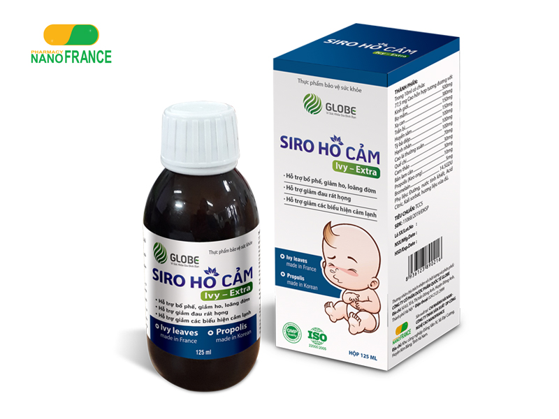 siro ho lá thường xuân - Ho cảm Flukids