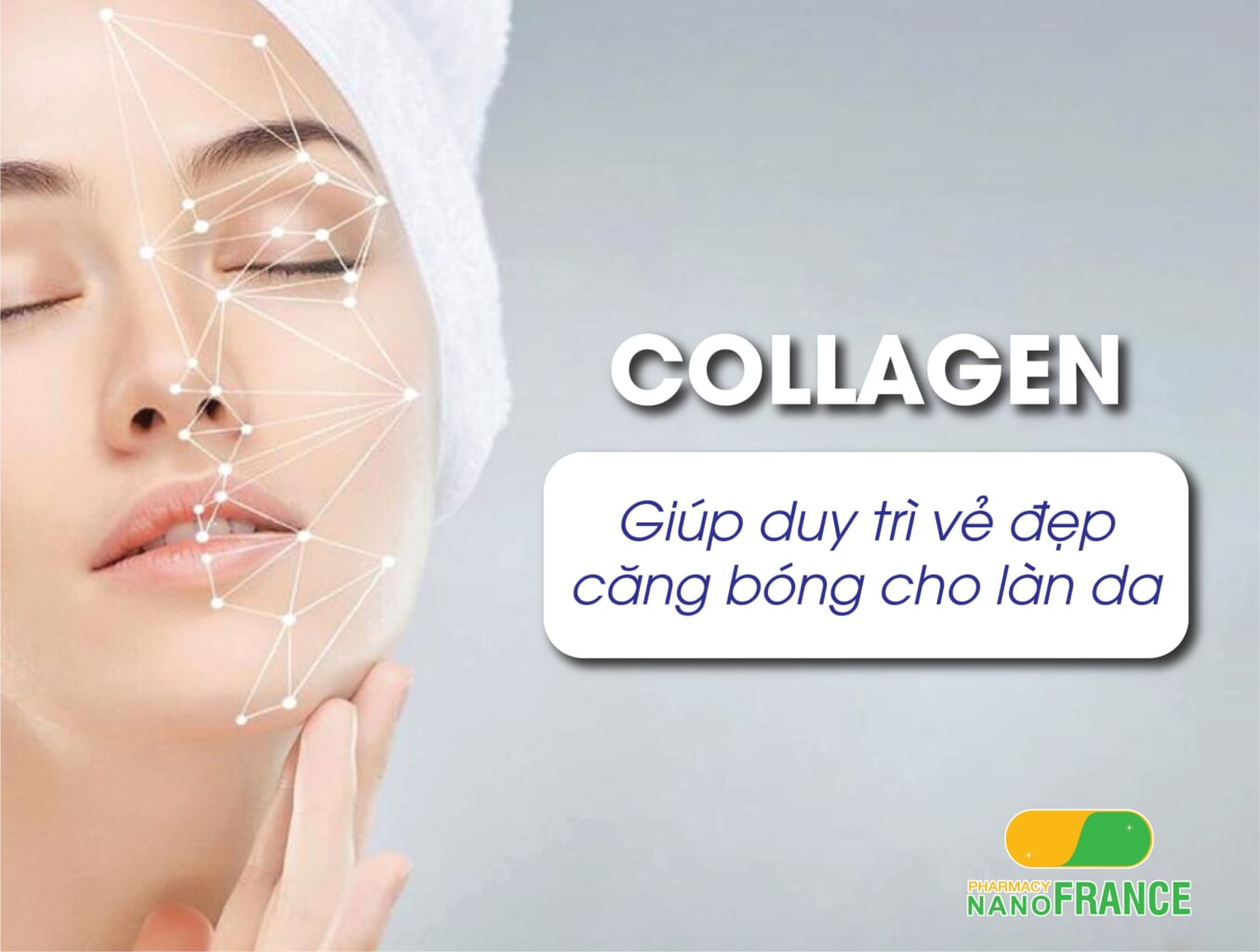 Collagen giúp duy trì vẻ đẹp, căng bóng làn da