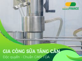 Gia công sữa tăng cân cho người gầy